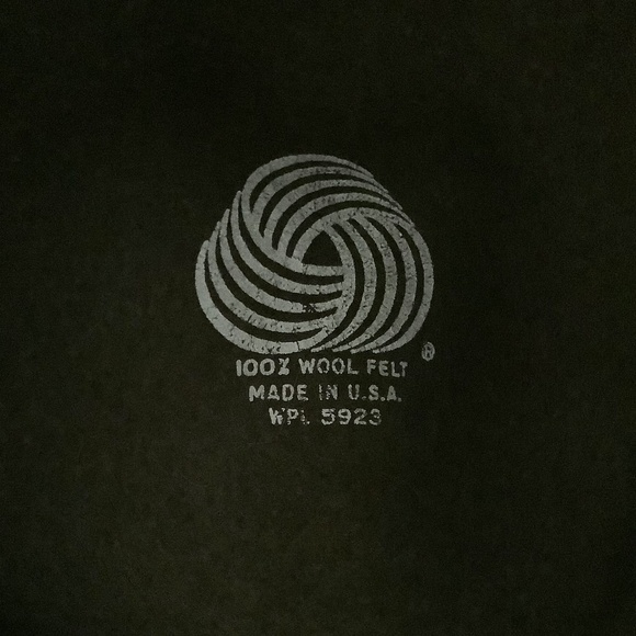 SOLD! VTG Mens Sz Medium Wool Fedora Hat Olive Green Dorfman Pacific Made in USA - Picture 5 of 12